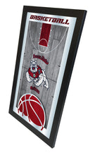 Fresno State Bulldogs Basketball Wall Mirror