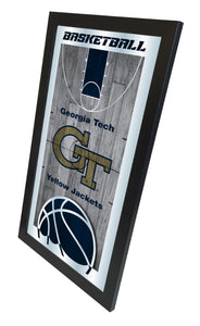 Georgia Tech Yellow Jackets Basketball Wall Mirror