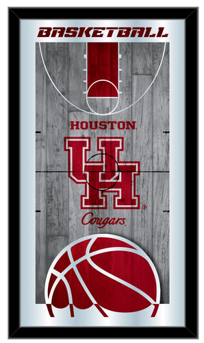 Houston Cougars Basketball Wall Mirror