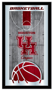 Houston Cougars Basketball Wall Mirror