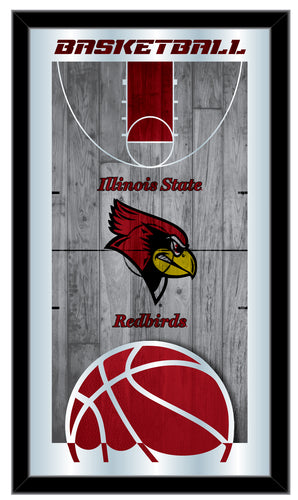 Illinois State Red Birds Basketball Wall Mirror