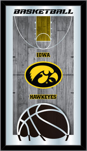 Iowa Hawkeys Basketball Wall Mirror