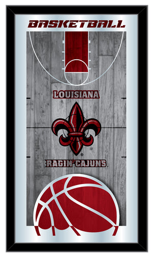 Louisiana Lafayette Ragin' Cajuns Basketball Wall Mirror