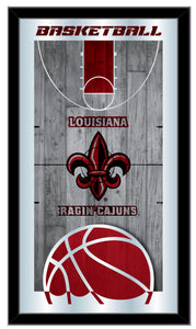 Louisiana Lafayette Ragin' Cajuns Basketball Wall Mirror