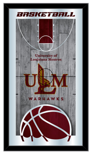 Louisiana Monroe Warhawks Basketball Wall Mirror