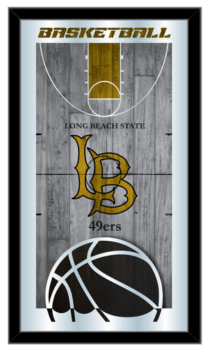 Long Beach State Dirtbags Basketball Wall Mirror