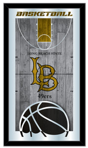 Long Beach State Dirtbags Basketball Wall Mirror