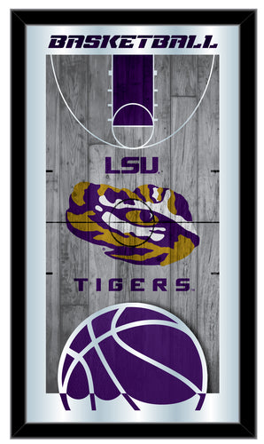 LSU Tigers Basketball Wall Mirror