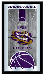 LSU Tigers Basketball Wall Mirror