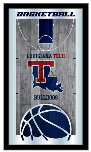 Louisiana Tech Bulldogs Basketball Wall Mirror