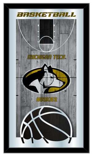 Michigan Tech Huskies Basketball Wall Mirror
