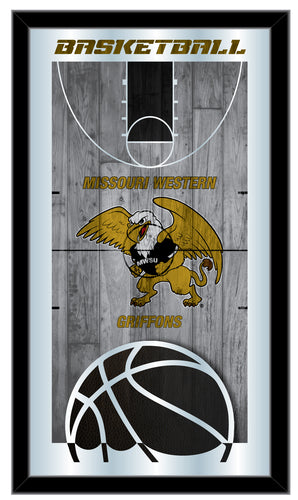 Missouri Western State Griffins Basketball Wall Mirror