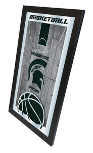Michigan State Spartans Basketball Wall Mirror