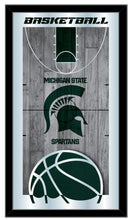Michigan State Spartans Basketball Wall Mirror