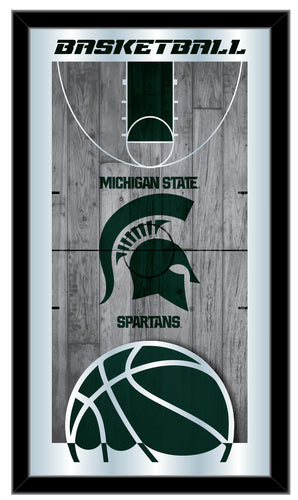 Michigan State Spartans Basketball Wall Mirror