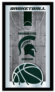 Michigan State Spartans Basketball Wall Mirror