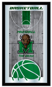 Marshall Thundering Herd Basketball Wall Mirror