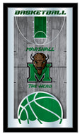 Marshall Thundering Herd Basketball Wall Mirror