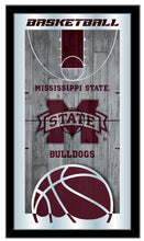 Mississippi State Bulldogs Basketball Wall Mirror