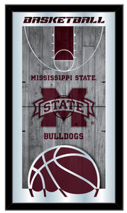 Mississippi State Bulldogs Basketball Wall Mirror