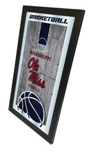 Ole Miss Rebels Basketball Wall Mirror