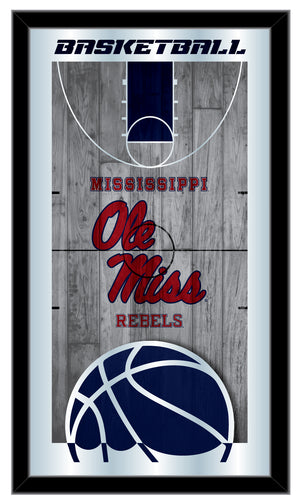 Ole Miss Rebels Basketball Wall Mirror