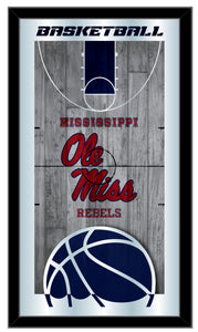 Ole Miss Rebels Basketball Wall Mirror