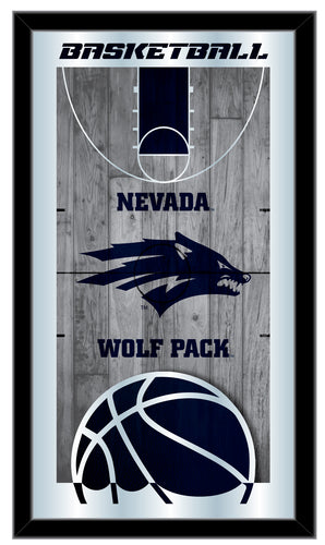 Nevada Wolfpack Basketball Wall Mirror
