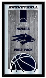 Nevada Wolfpack Basketball Wall Mirror