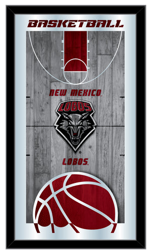 New Mexico Lobos Basketball Wall Mirror