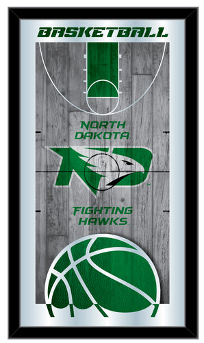 North Dakota Fighting Hawks Basketball Wall Mirror