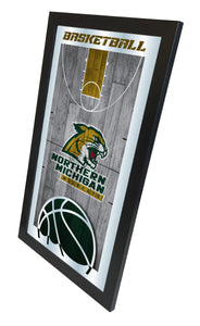 Northern Michigan Wildcats  Basketball Wall Mirror