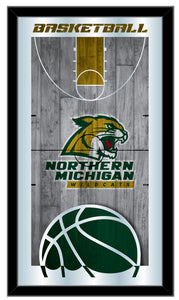 Northern Michigan Wildcats  Basketball Wall Mirror