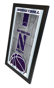 Northwestern Wildcats Basketball Wall Mirror