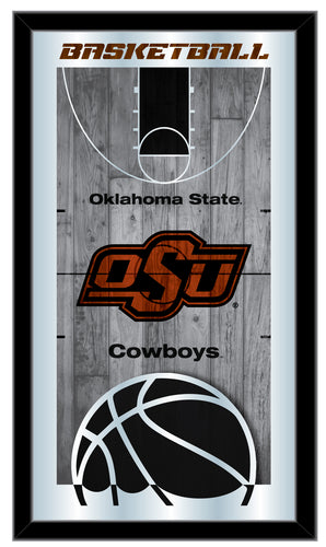 Oklahoma State Cowboys Basketball Wall Mirror