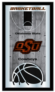 Oklahoma State Cowboys Basketball Wall Mirror