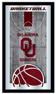 Oklahoma Sooners Basketball Wall Mirror