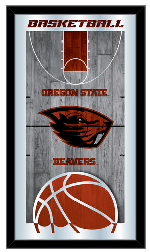 Oregon State Beavers Basketball Wall Mirror