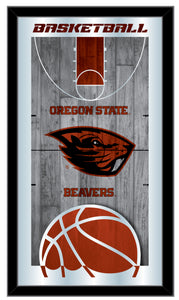 Oregon State Beavers Basketball Wall Mirror