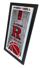 Rutgers Scarlet Knights Basketball Wall Mirror