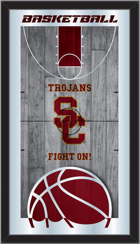 Southern California Trojans Basketball Wall Mirror