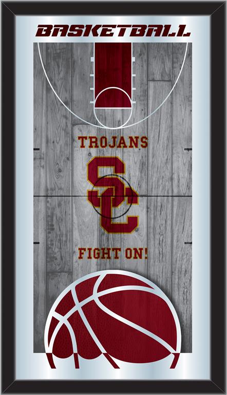 Southern California Trojans Basketball Wall Mirror