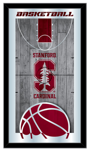 Stanford Cardinal Basketball Wall Mirror