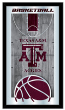 Texas A&M Aggies Basketball Wall Mirror