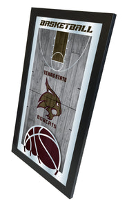 Texas State Bobcats Basketball Wall Mirror