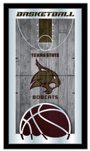 Texas State Bobcats Basketball Wall Mirror