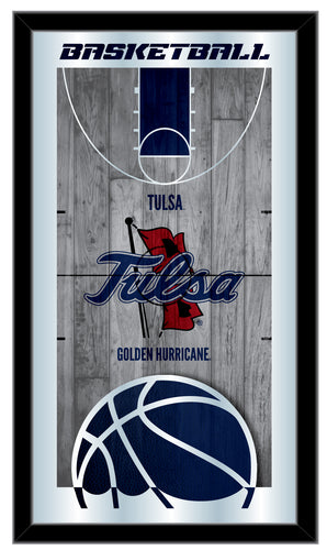 Tulsa Golden Hurricanes Basketball Wall Mirror