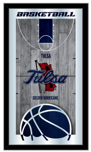 Tulsa Golden Hurricanes Basketball Wall Mirror
