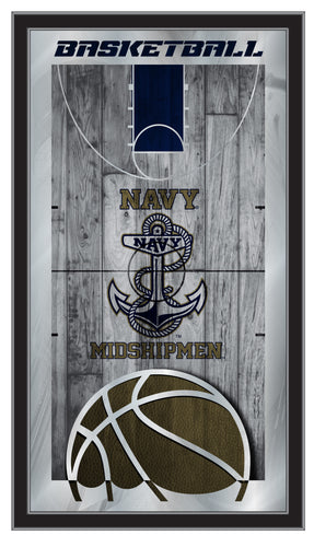 Navy Midshipmen Basketball Wall Mirror