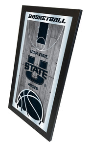 Utah State Aggies Basketball Wall Mirror
